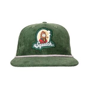 Dr Squatch Green Corduroy Snap Back Hat